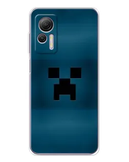 Чехол для Ulefone Note 14 с картинкой «Крипер текстура»