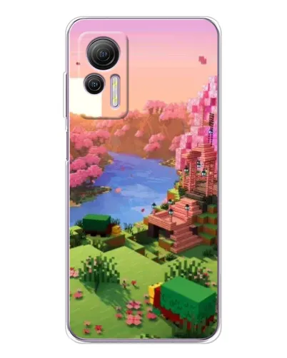 Чехол для Ulefone Note 14 с картинкой «Розовое дерево Minecraft» Чехол для Ulefone Note 14 с картинкой «Розовое дерево Minecraft»