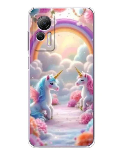 Чехол для Ulefone Note 14 с картинкой «Радуга и единороги» Чехол для Ulefone Note 14 с картинкой «Радуга и единороги»