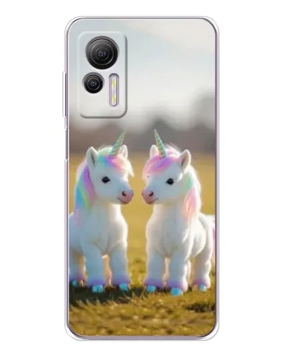 Чехол для Ulefone Note 14 с картинкой «Пара единорогов» Чехол для Ulefone Note 14 с картинкой «Пара единорогов»