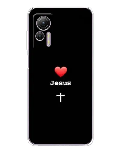 Чехол для Ulefone Note 14 с картинкой «Сердце - Jesus» Чехол для Ulefone Note 14 с картинкой «Сердце - Jesus»