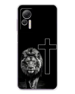 Чехол для Ulefone Note 14 с картинкой «Лев и Крест»