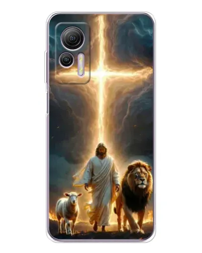 Чехол для Ulefone Note 14 с картинкой «Лев Иуды и Свет» Чехол для Ulefone Note 14 с картинкой «Лев Иуды и Свет»