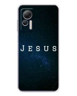 Чехол для Ulefone Note 14 с картинкой «Звездное небо Jesus»