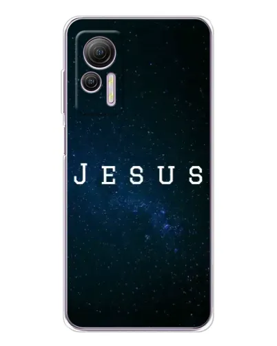 Чехол для Ulefone Note 14 с картинкой «Звездное небо Jesus» Чехол для Ulefone Note 14 с картинкой «Звездное небо Jesus»