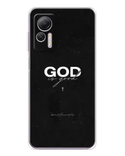 Чехол для Ulefone Note 14 с картинкой «GOD — Бог над всем»