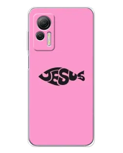 Чехол для Ulefone Note 14 с картинкой «Розовый символ  Jesus»