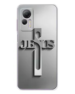 Чехол для Ulefone Note 14 с картинкой «Металлический крест Jesus» Чехол для Ulefone Note 14 с картинкой «Металлический крест Jesus»