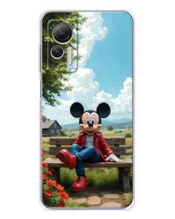 Чехол для Ulefone Note 14 с картинкой «Микки на скамейке»