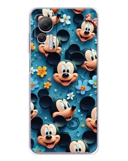 Чехол для Ulefone Note 14 с картинкой «Паттерн Микки и Минни»