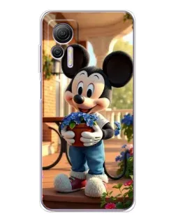 Чехол для Ulefone Note 14 с картинкой «Микки садовод»