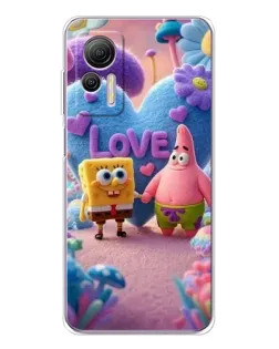 Чехол для Ulefone Note 14 с картинкой «Губка Боб Патрик»