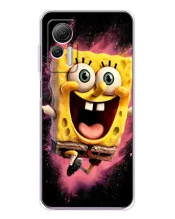 Чехол для Ulefone Note 14 с картинкой «Взрывной Спанч Боб»