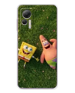 Чехол для Ulefone Note 14 с картинкой «Друзья на лужайке»
