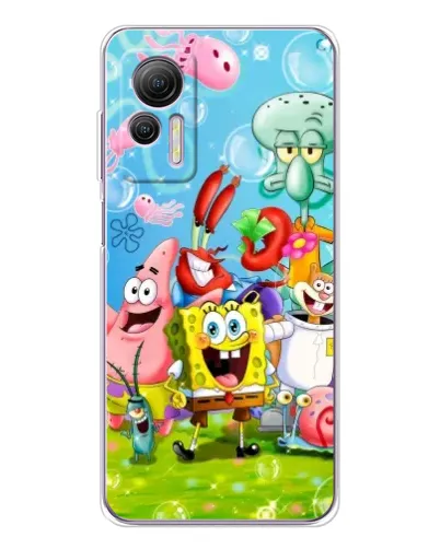 Чехол для Ulefone Note 14 с картинкой «Губка Боб и друзья» Чехол для Ulefone Note 14 с картинкой «Губка Боб и друзья»
