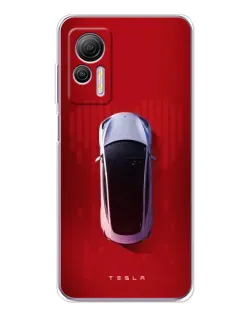 Чохол для Ulefone Note 14 з картинкою «Tesla Top View»