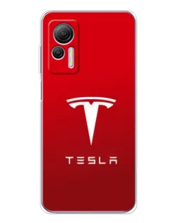 Чохол для Ulefone Note 14 з картинкою «Tesla Red Classic»
