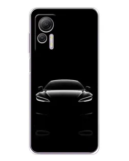 Чохол для Ulefone Note 14 з картинкою «Силует Tesla Night»