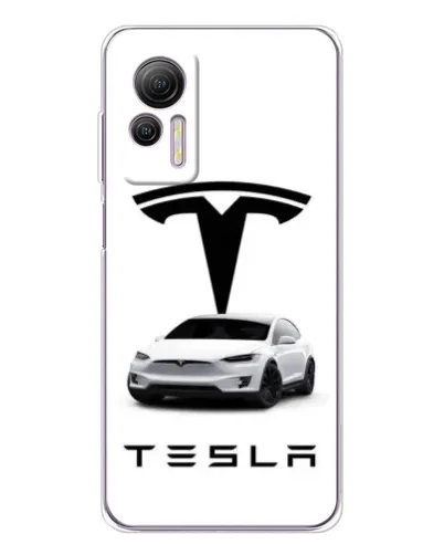 Чехол для Ulefone Note 14 с картинкой «Tesla White Style»