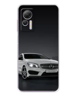 Чехол для Ulefone Note 14 с картинкой «Mercedes AMG GT Silver»