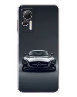 Чехол для Ulefone Note 14 с картинкой «Mercedes на черном»