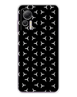 Чехол для Ulefone Note 14 с картинкой «Mercedes паттерн звезд»