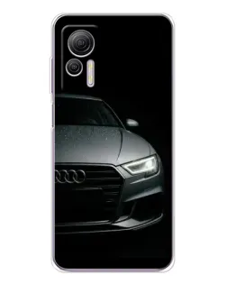 Чехол для Ulefone Note 14 с картинкой «Audi — детализация кузова»