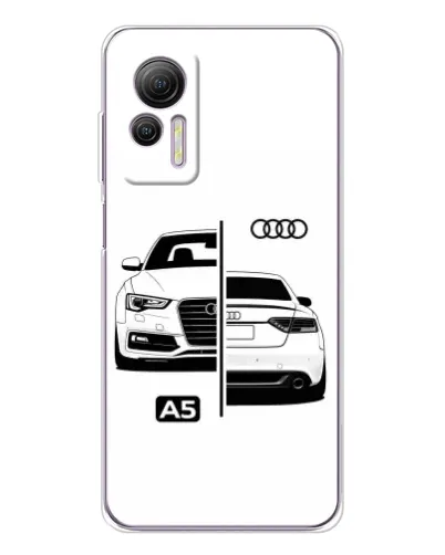 Чехол для Ulefone Note 14 с картинкой «Audi — контрастный дизайн» Чехол для Ulefone Note 14 с картинкой «Audi — контрастный дизайн»