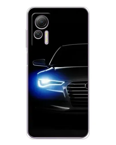 Чехол для Ulefone Note 14 с картинкой «Неоновый взгляд Audi» Чехол для Ulefone Note 14 с картинкой «Неоновый взгляд Audi»