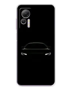 Чехол для Ulefone Note 14 с картинкой «Взгляд Audi в темноте»