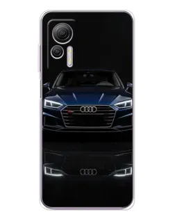Чехол для Ulefone Note 14 с картинкой «Audi — ночное отражение»