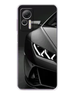 Чехол для Ulefone Note 14 с картинкой «Lamborghini фары детализация»