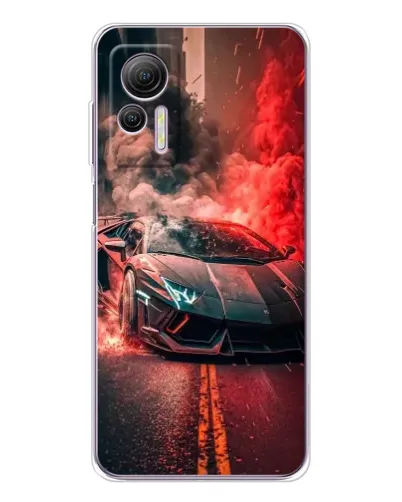 Чехол для Ulefone Note 14 с картинкой «Lamborghini красный дым» Чехол для Ulefone Note 14 с картинкой «Lamborghini красный дым»