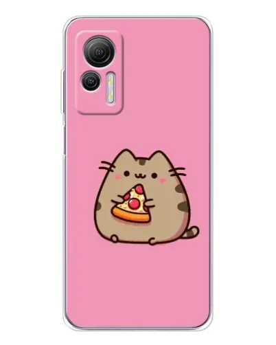 Чехол для Ulefone Note 14 с картинкой «Пушин с пиццей» Чехол для Ulefone Note 14 с картинкой «Пушин с пиццей»