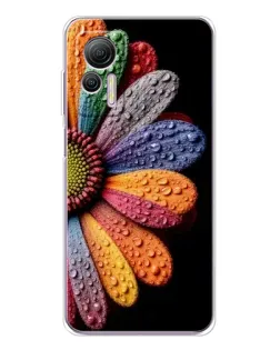 Чехол для Ulefone Note 14 с картинкой «Радужный цветок»