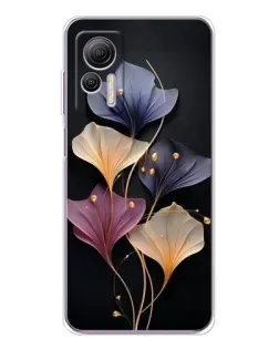 Чехол для Ulefone Note 14 с картинкой «Лиловые цветы грации»