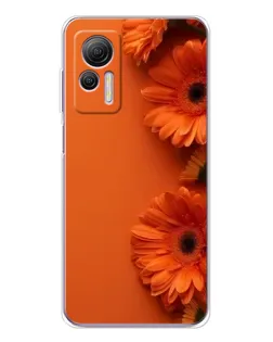 Чехол для Ulefone Note 14 с картинкой «Оранжевые герберы»