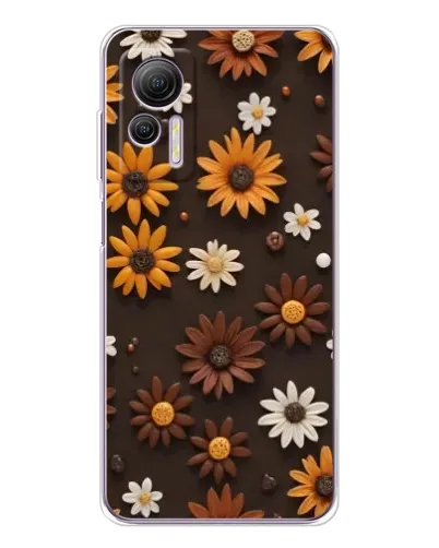 Чехол для Ulefone Note 14 с картинкой «Узор из маленьких подсолнухов» Чехол для Ulefone Note 14 с картинкой «Узор из маленьких подсолнухов»