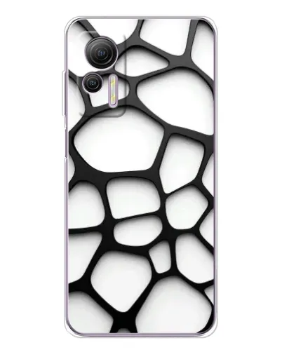 Чехол для Ulefone Note 14 с картинкой «Белая объемная сетка» Чехол для Ulefone Note 14 с картинкой «Белая объемная сетка»