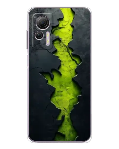 Чехол для Ulefone Note 14 с картинкой «Салатовый разлом скалы» Чехол для Ulefone Note 14 с картинкой «Салатовый разлом скалы»