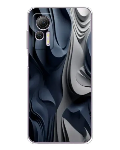 Чехол для Ulefone Note 14 с картинкой «Объемные синие складки» Чехол для Ulefone Note 14 с картинкой «Объемные синие складки»