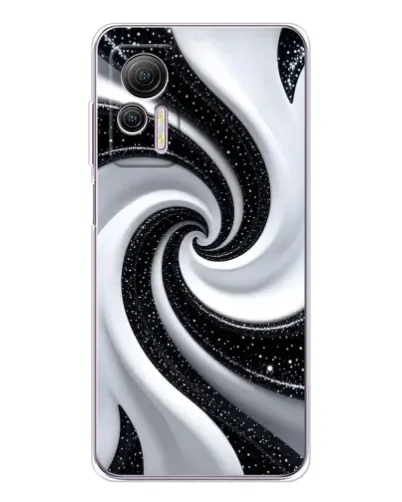 Чехол для Ulefone Note 14 с картинкой «Черно-белая спираль» Чехол для Ulefone Note 14 с картинкой «Черно-белая спираль»