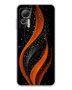 Чехол для Ulefone Note 14 с картинкой «Огненная звездная волна»