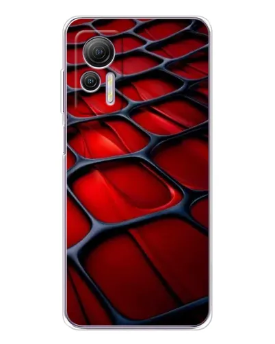 Чехол для Ulefone Note 14 с картинкой «Красная глянцевая сетка» Чехол для Ulefone Note 14 с картинкой «Красная глянцевая сетка»