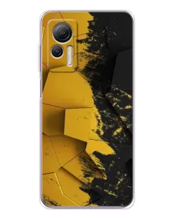 Чехол для Ulefone Note 14 с картинкой «Золотые осколки геометрии»