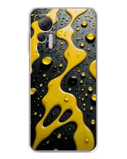 Чехол для Ulefone Note 14 с картинкой «Жидкое желтое золото»