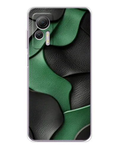 Чехол для Ulefone Note 14 с картинкой «Зеленые кожаные волны» Чехол для Ulefone Note 14 с картинкой «Зеленые кожаные волны»