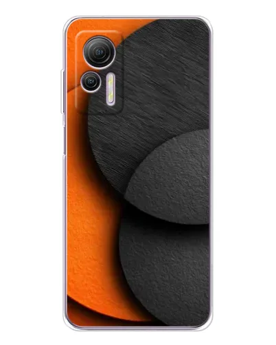 Чехол для Ulefone Note 14 с картинкой «Геометрия оранжевых кругов» Чехол для Ulefone Note 14 с картинкой «Геометрия оранжевых кругов»