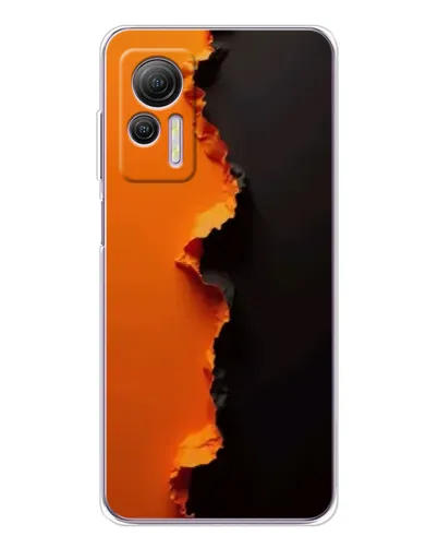 Чехол для Ulefone Note 14 с картинкой «Оранжевый разлом» Чехол для Ulefone Note 14 с картинкой «Оранжевый разлом»