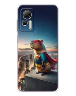 Чехол для Ulefone Note 14 с картинкой «Капи-мен супергерой»